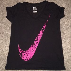 Black nike v neck